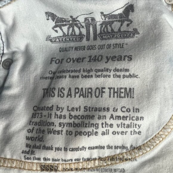 Levis Mens 550 Jeans Light Wash Size 38x32 - Picture 12 of 13